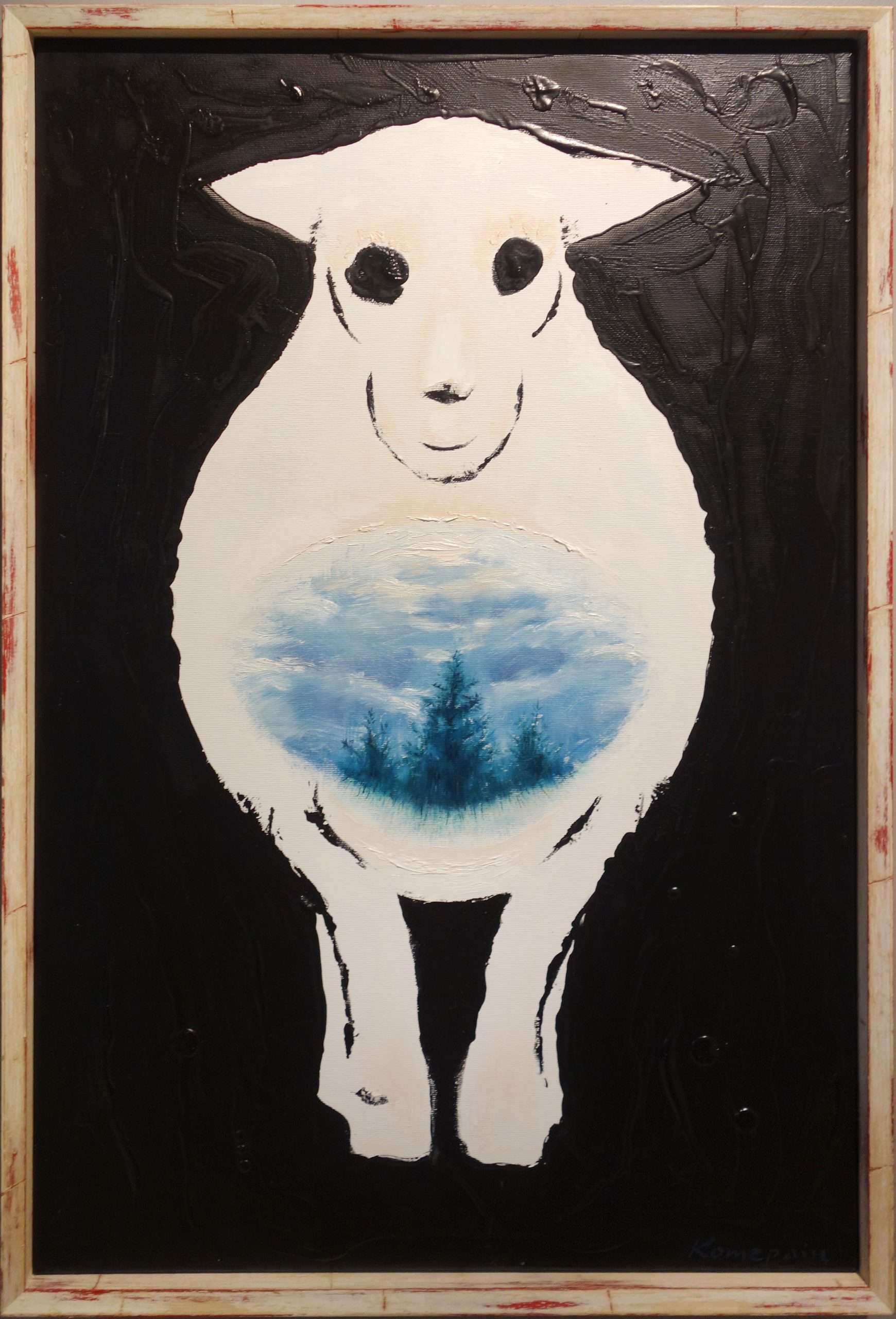 Blind sheep photo