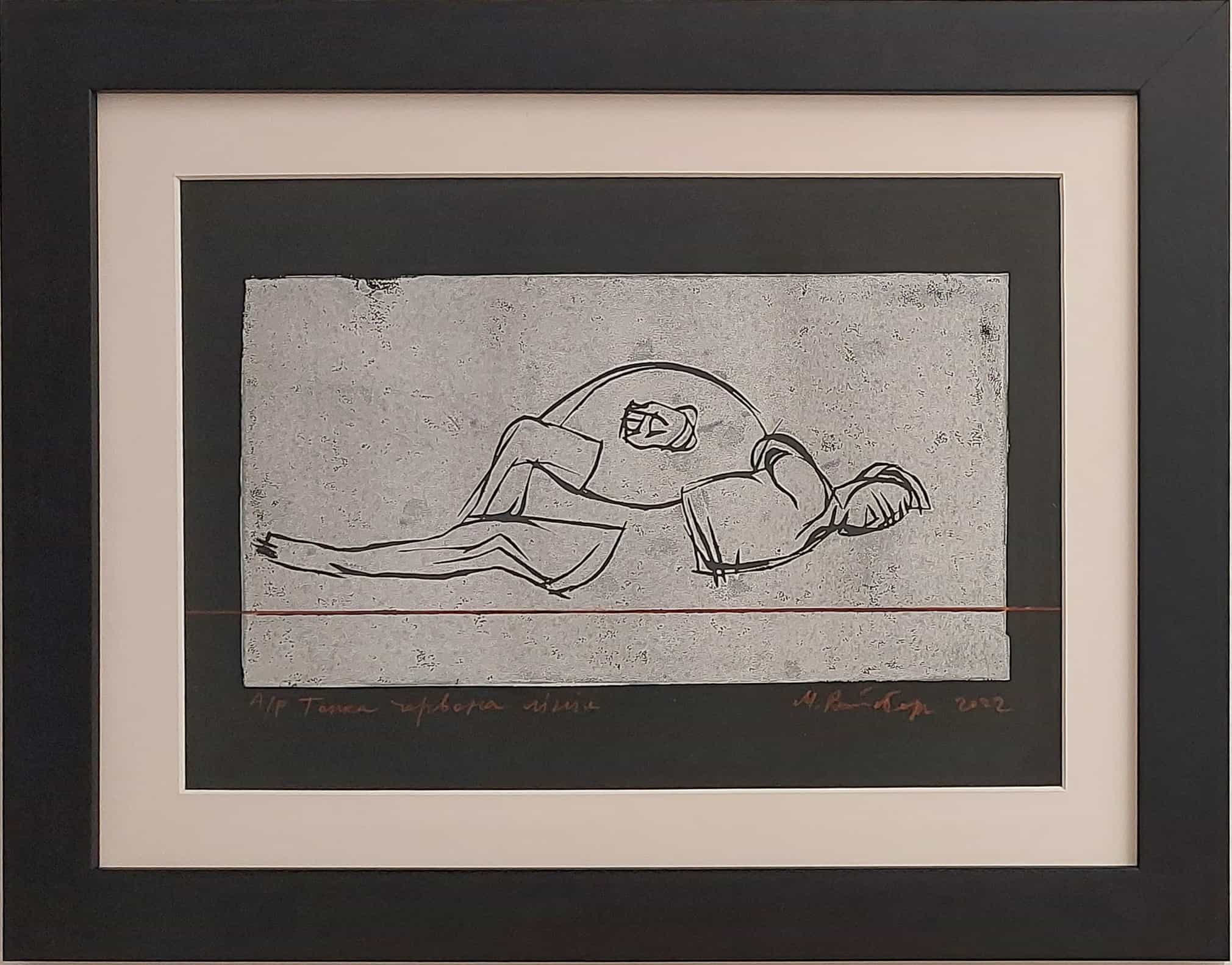 Linocuts from the cycle “Thin Red Line” photo