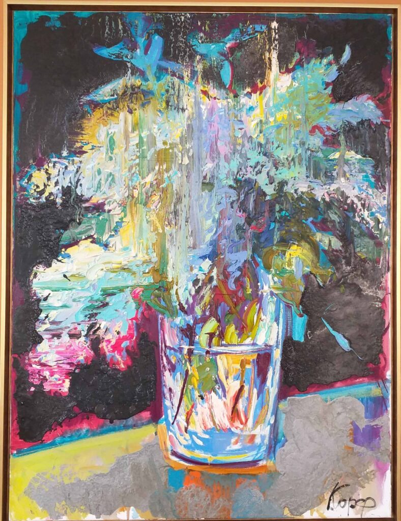 Still Life on a Black Background